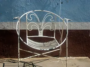 Rotting Prints: Wrought iron chair, Trinidad, Cuba
