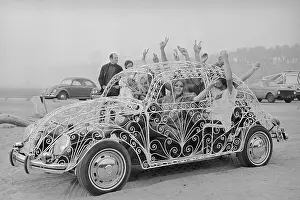 Volkswagen Prints: See Through Wrought Iron Volkswagen