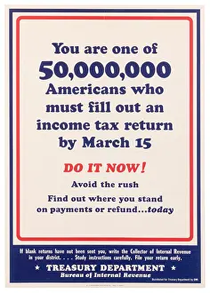 WW2 Income Tax Poster