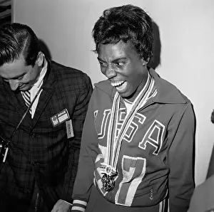 Gold Medal Prints: Wyomia Tyus Receives Gold Medal