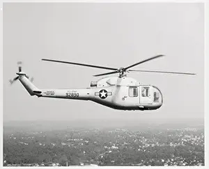 XH-39 Helicopter in Flight