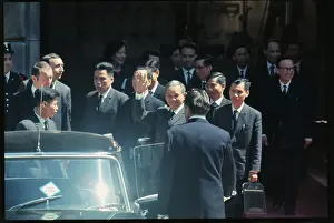 Xuan Thuy Leaving Conference Hall