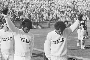 Cheerleader Prints: Yale Cheerleaders Giving Black Power Salute