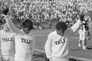 Student Prints: Yale Cheerleaders Giving Black Power Salute