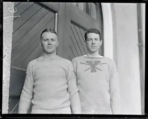 Yale Teammates Posing for Camera