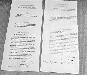 Russian Text Prints: The Yalta Agreement