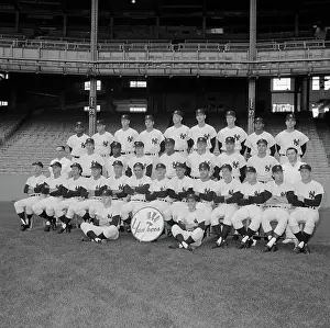 Frankie Crosetti Prints: Yankee Baseball Team Portrait