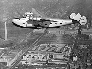 Yankee Clipper Flying Over Capitol