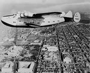 Ariel Prints: Yankee Clipper Over Washington, Dc