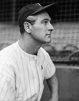 Yankee First Baseman Lou Gehrig