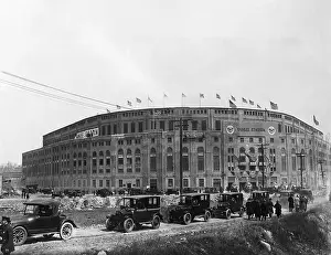 Parked Prints: Yankee Stadium Opening Day