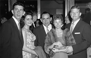 Yankee Stars Enter Theater for Trapeze
