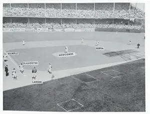 Yankees Playing on Ebbets Field