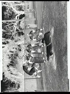 Frankie Crosetti Prints: Yankees Training with Coach Frank Crosetti