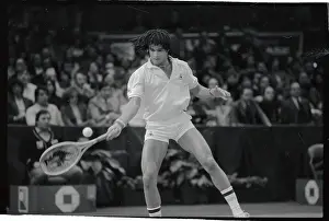 Yannick Noah Playing Tennis