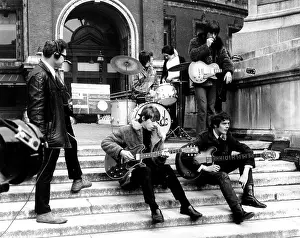 The Yardbirds With Beck Performing Outside