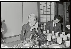 Yasunari Kawabata at Press Conference