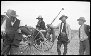 Hero Prints: Fifteen Year Old Hero Seated in Wagon