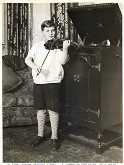 Yehudi Menuhin As A Child Playing Violin