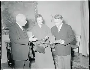 Yehudi Menuhin Receiving German Decoration