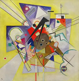 Kandinsky Prints: Yellow Accompaniment (Gelbe Begleitung)
