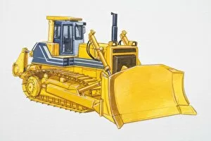 Images Dated 9th June 2006: Yellow bulldozer