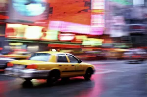 Blurred Motion Gallery: Yellow Cab, New York City, USA