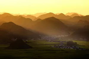 Yunnan Province Collection: Yellow fields in Luoping County
