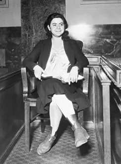 Socialism Prints: Yetta Stromberg Seated at Trial