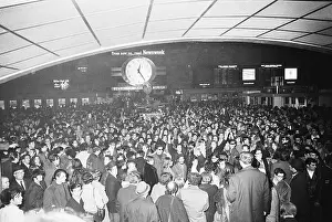 Yippies Jammed in Grand Central Station