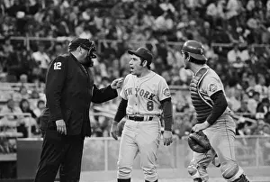 Yogi Berra Arguing with Umpire