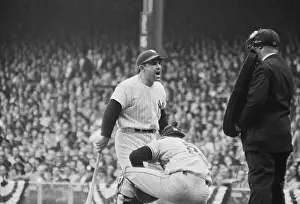 Yogi Berra Arguing with Umpire