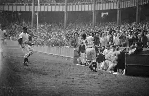 Yogi Berra Making Catch