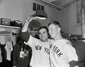 Yogi Berra and Mickey Mantle