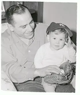 Yogi Berra with Son