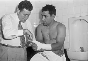 Yogi Berra with Team Physician