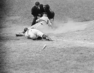 Yogi Berra Trying to Make Tag