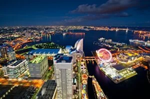 Skyscraper Gallery: Yokohama bay at night