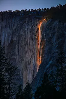 Images Dated 4th March 2013: Yosemite Firefall