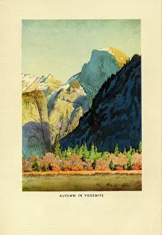 1941 Prints: Yosemite Lodge, Old Village Grill and Fountain Service