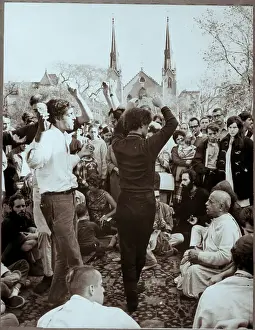 Worshiper Prints: Young Adults Dance to Swami Chant