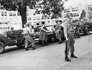 Jeep Prints: Young African American Women Escorted by Federal Troops