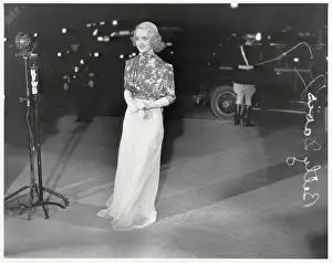 Young Bette Davis Wearing Formal Attire