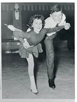 Young British Couple Performing Skating Routine