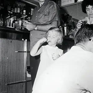 Ice Cream Prints: Young Caroline Kennedy Eating Ice Cream
