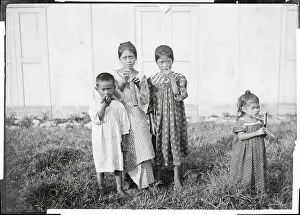 Indulgence Prints: Young Children with Cigar