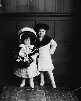 Keystone Prints: Young Cornelius Vanderbilt Jr. & Sister
