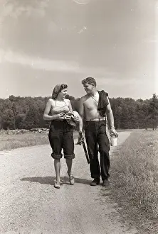 Young Couple On Summer Fishing Trip