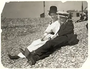Young Couple Trading Hats