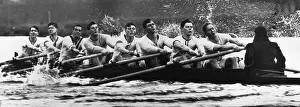 Endurance Prints: Young Crew Men Rowing